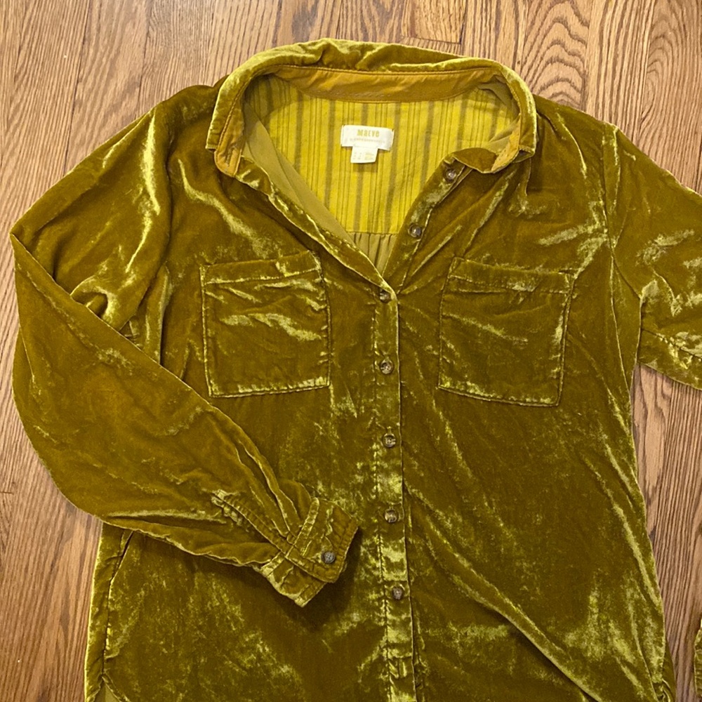 MAEVE Velvet Blouse